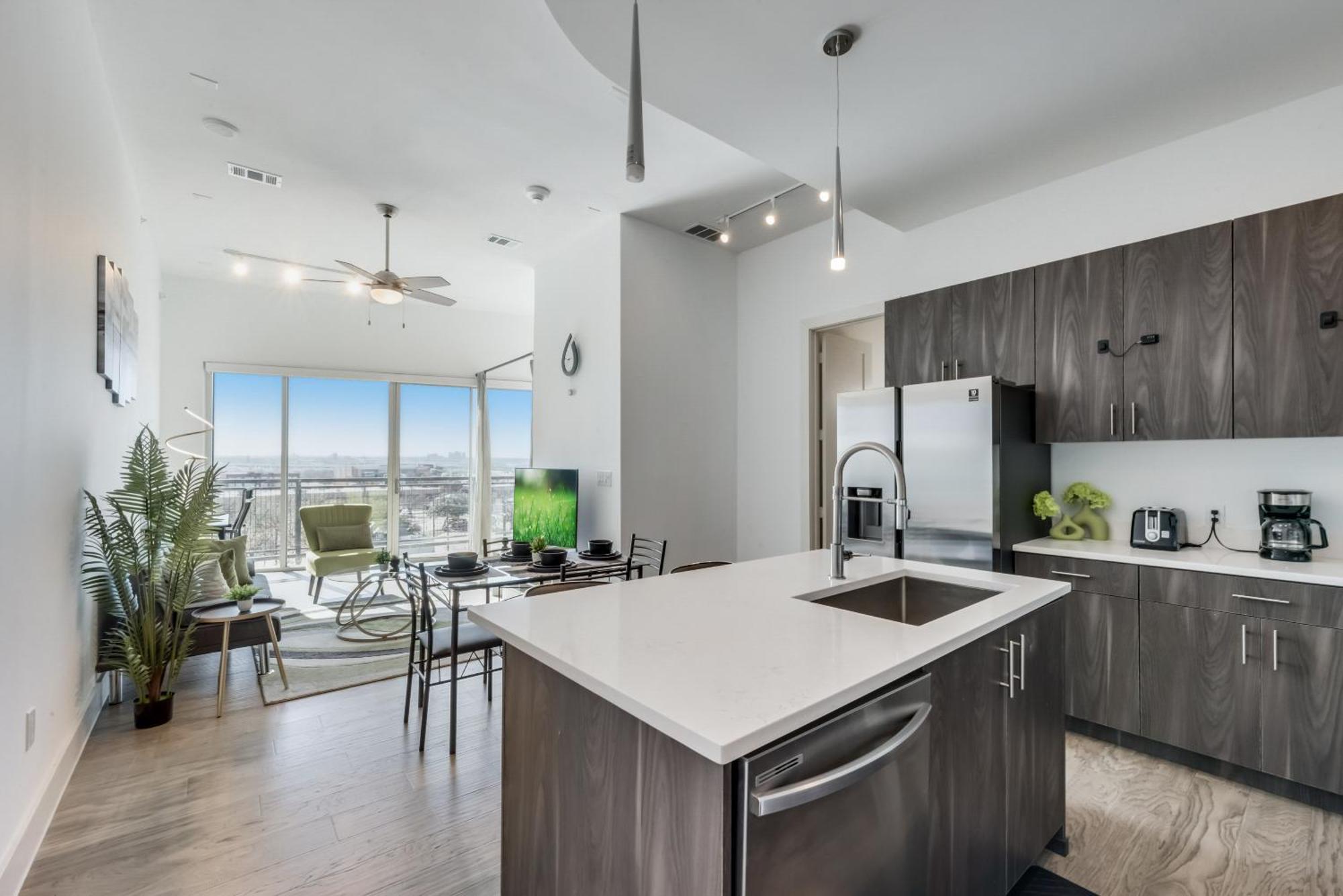 Snazzy Loft Style 2Br I Gym I Parking I Workspace ดัลลัส ภายนอก รูปภาพ